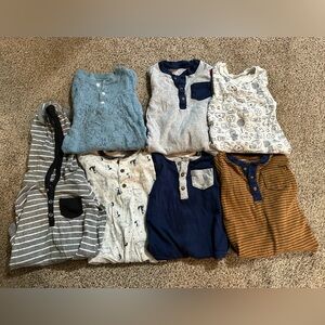 Kids Carters long sleeve onesies set